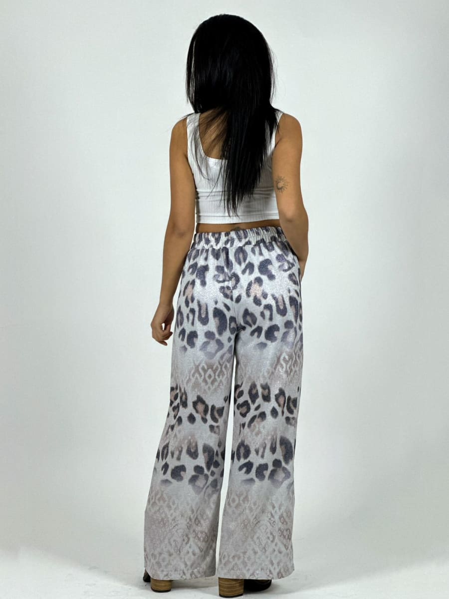 Pantalon Boho Manchas con Osito A1-366