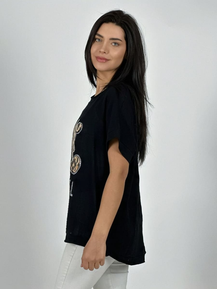 Polera Lino MAGICAL Mickey Print A1-109