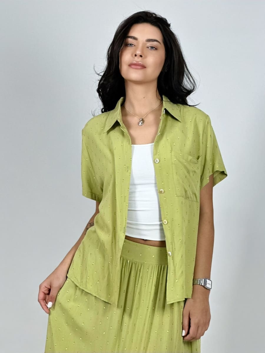 Blusa Puntos Brillantes A1-407