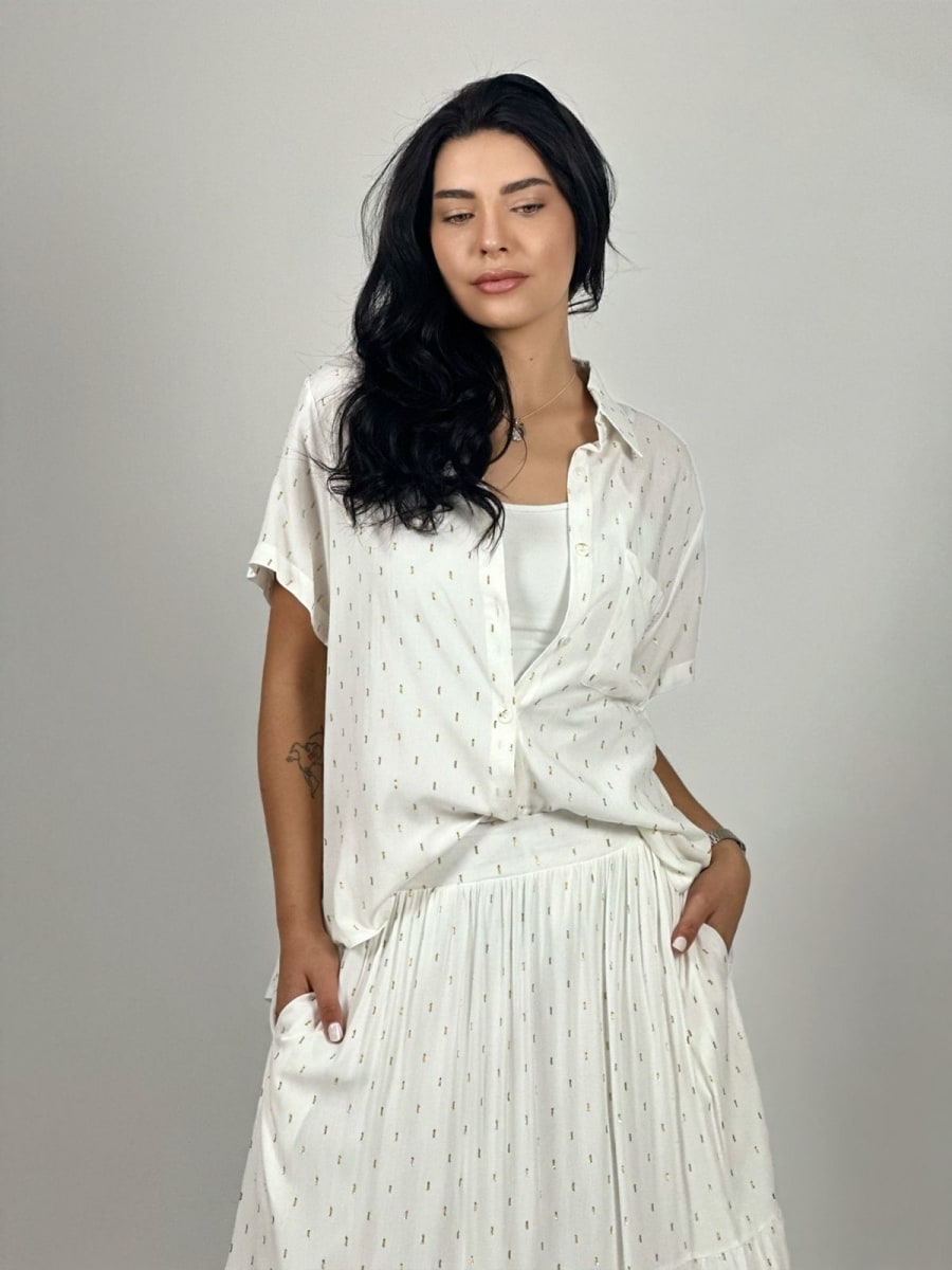 Blusa Puntos Brillantes A1-409