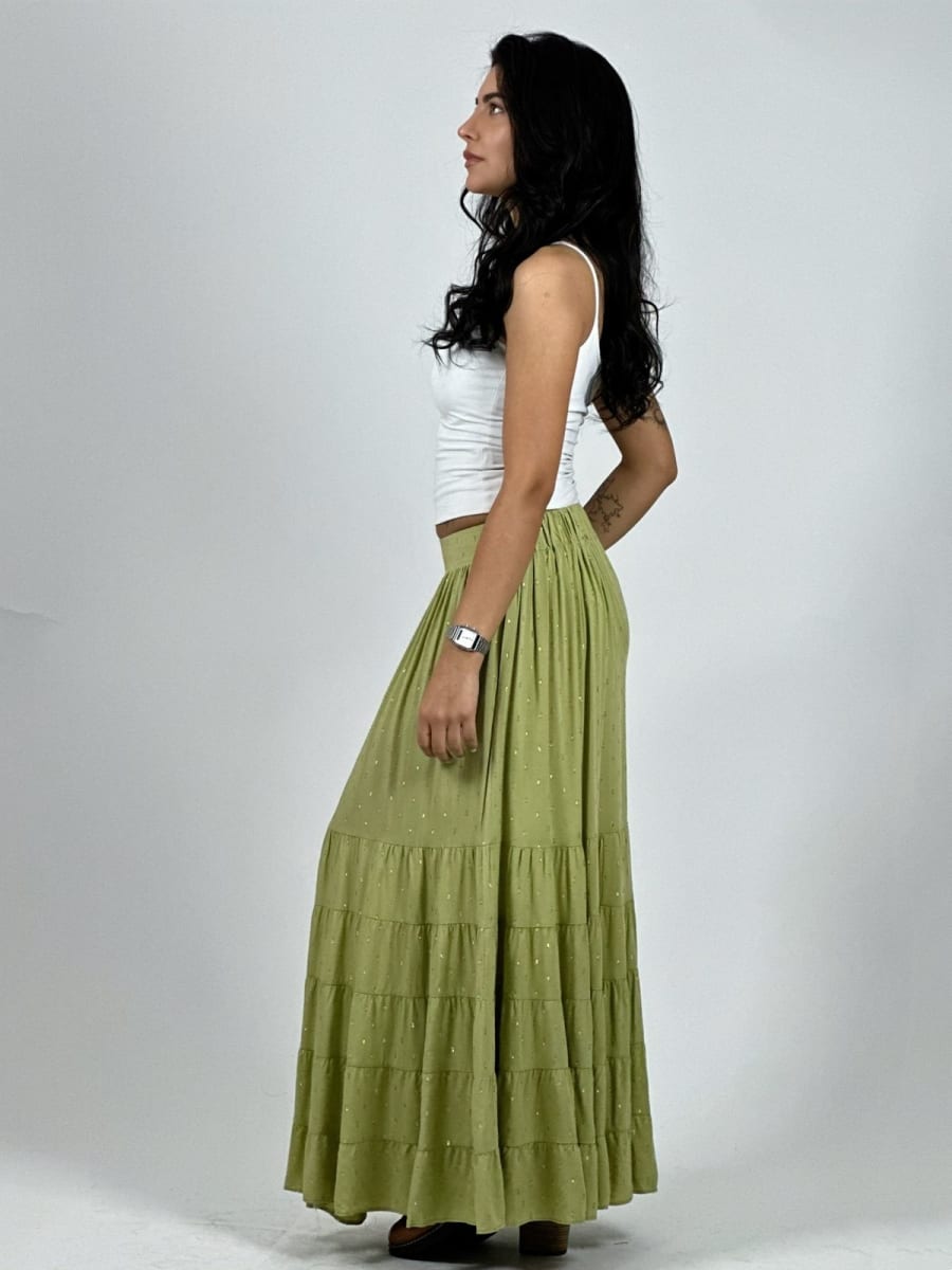 Falda Faroleo Puntos Brillantes A1-473