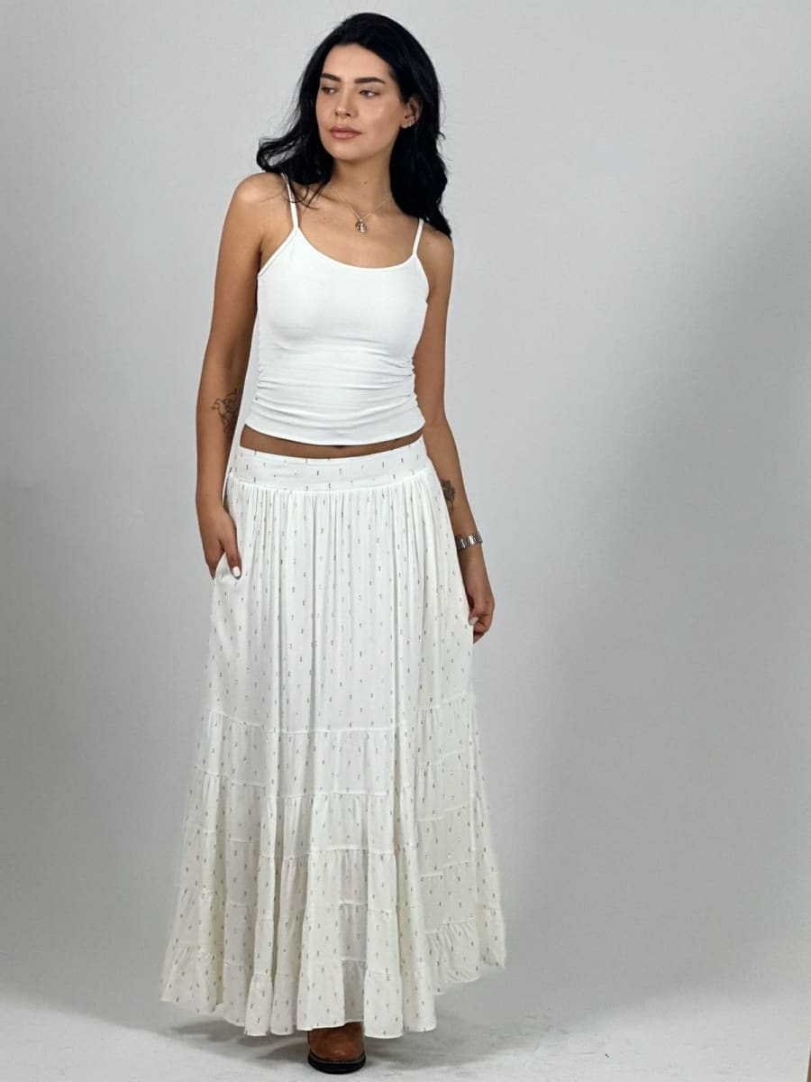 Falda Faroleo Puntos Brillantes A1-476