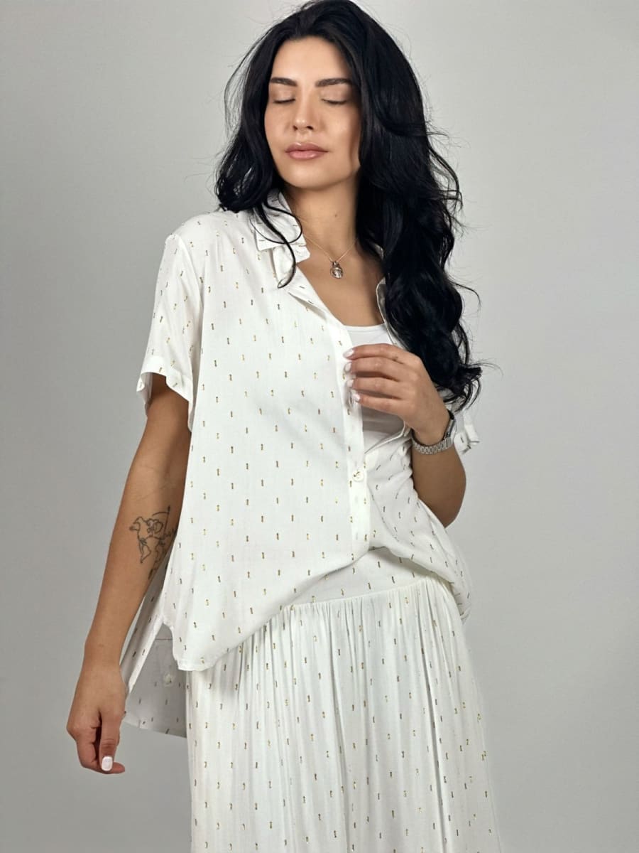 Blusa Puntos Brillantes A1-4010