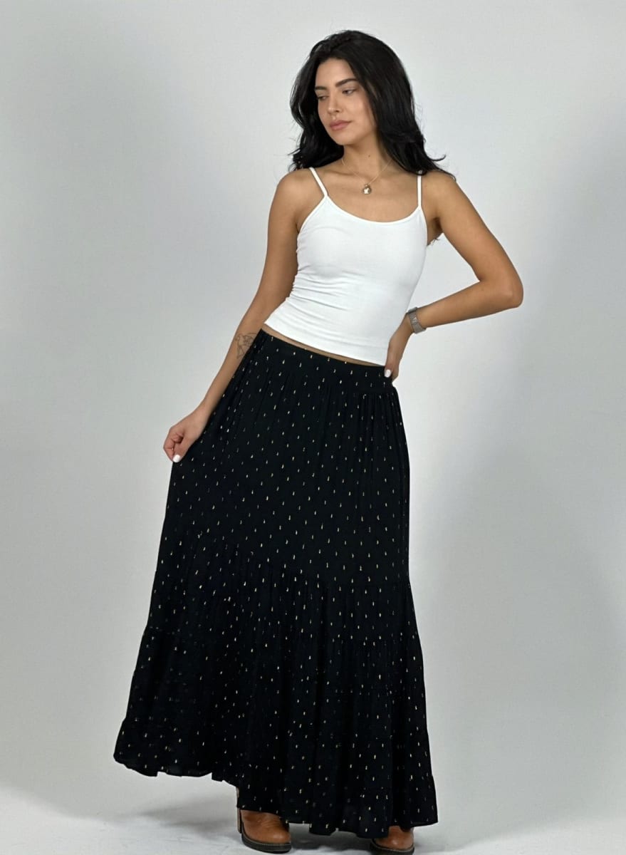 Falda Faroleo Puntos Brillantes A1-478