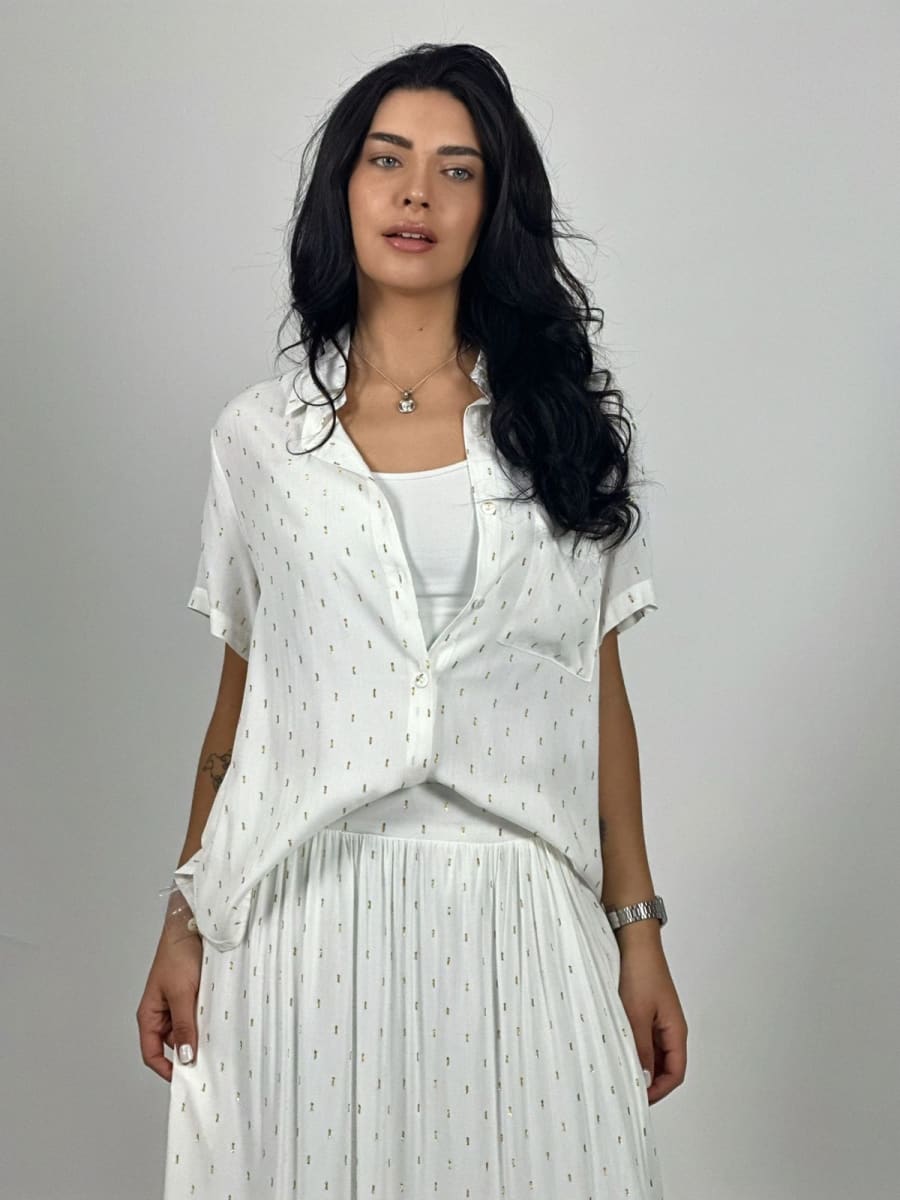 Blusa Puntos Brillantes A1-4011