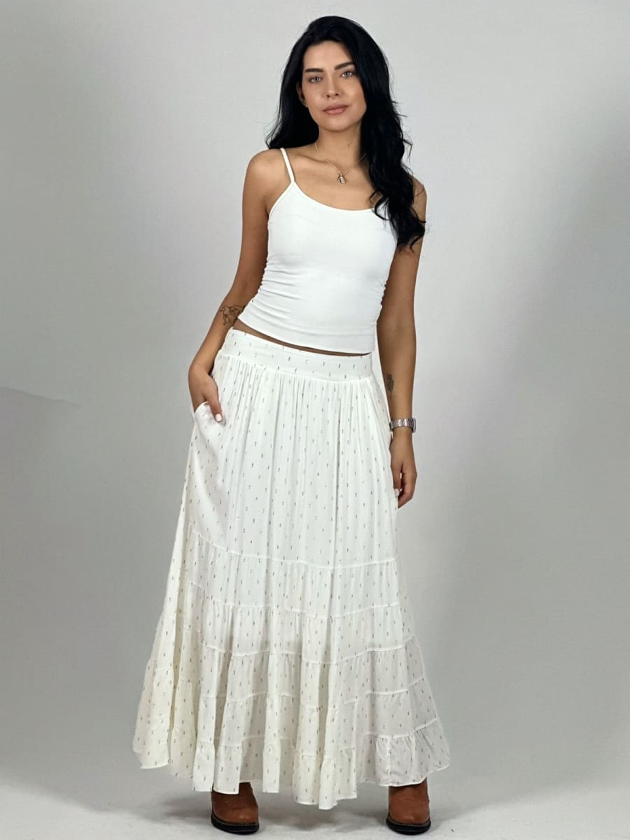 Falda Faroleo Puntos Brillantes A1-475