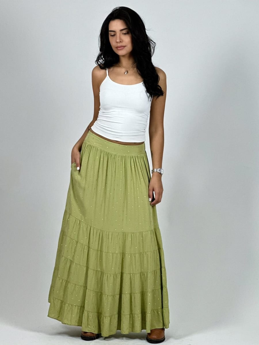 Falda Faroleo Puntos Brillantes A1-472