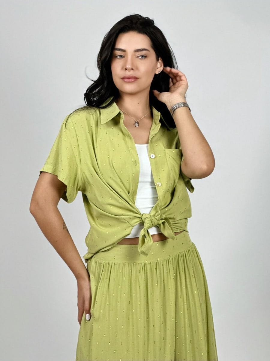 Blusa Puntos Brillantes A1-406