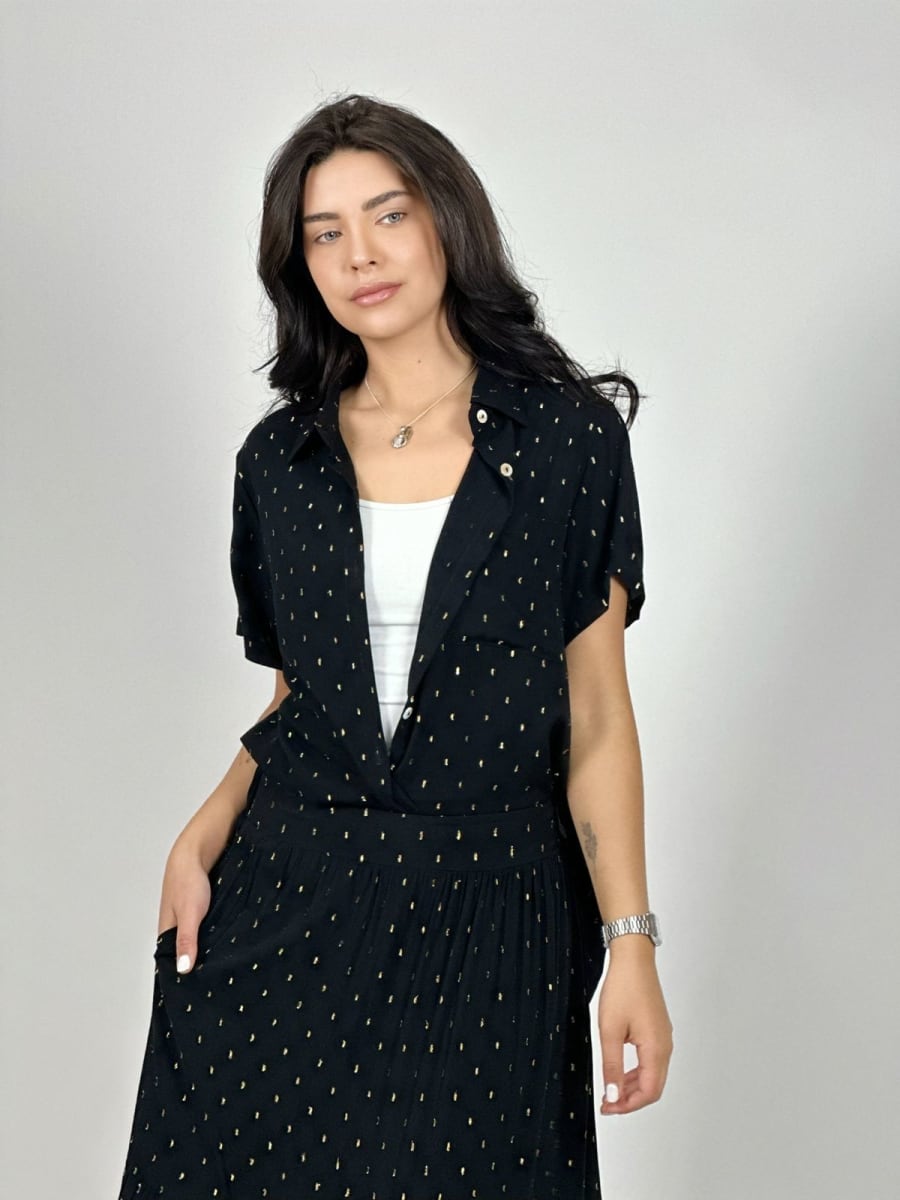 Blusa Puntos Brillantes A1-402