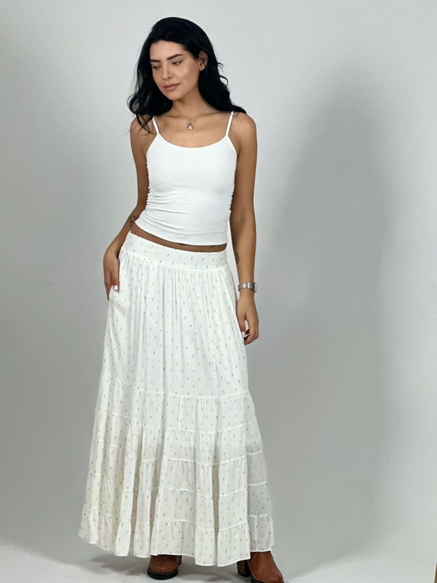 Falda Faroleo Puntos Brillantes A1-477