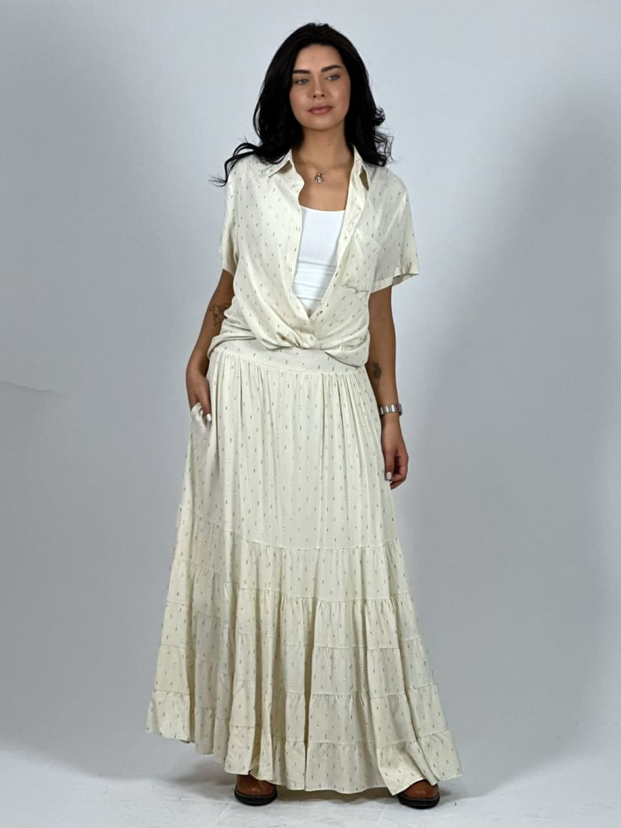 Falda Faroleo Puntos Brillantes A1-4712