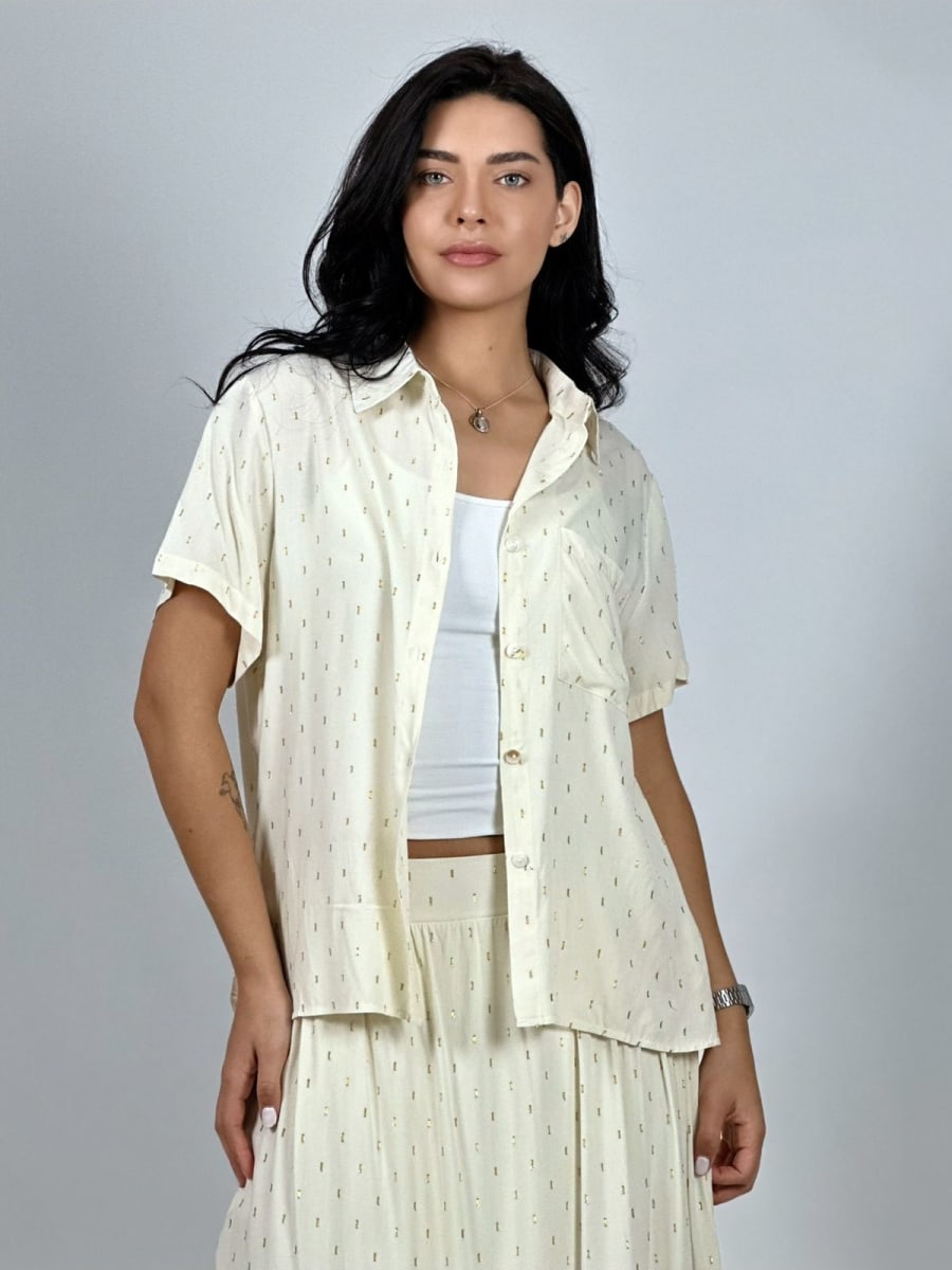 Blusa Puntos Brillantes A1-4013