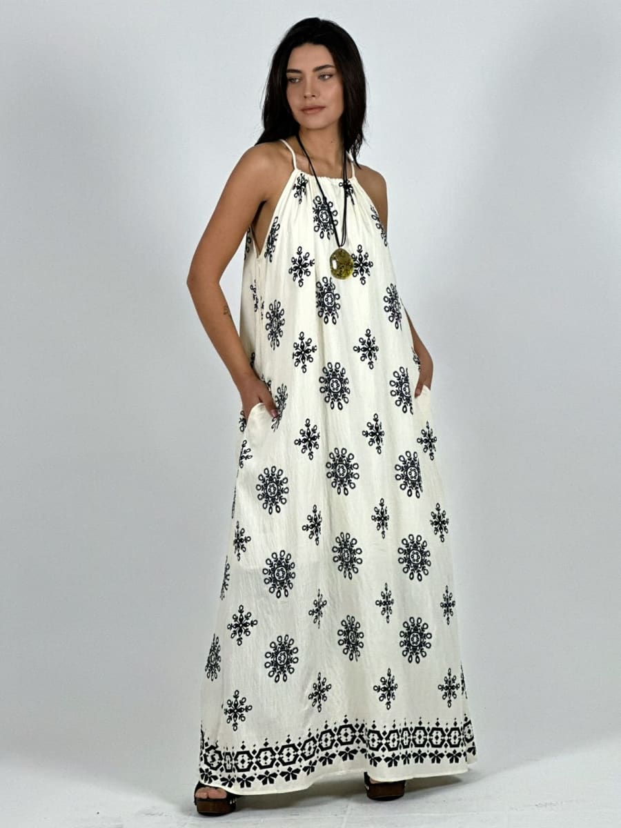 Vestido de Tirantes Boho A1-3912