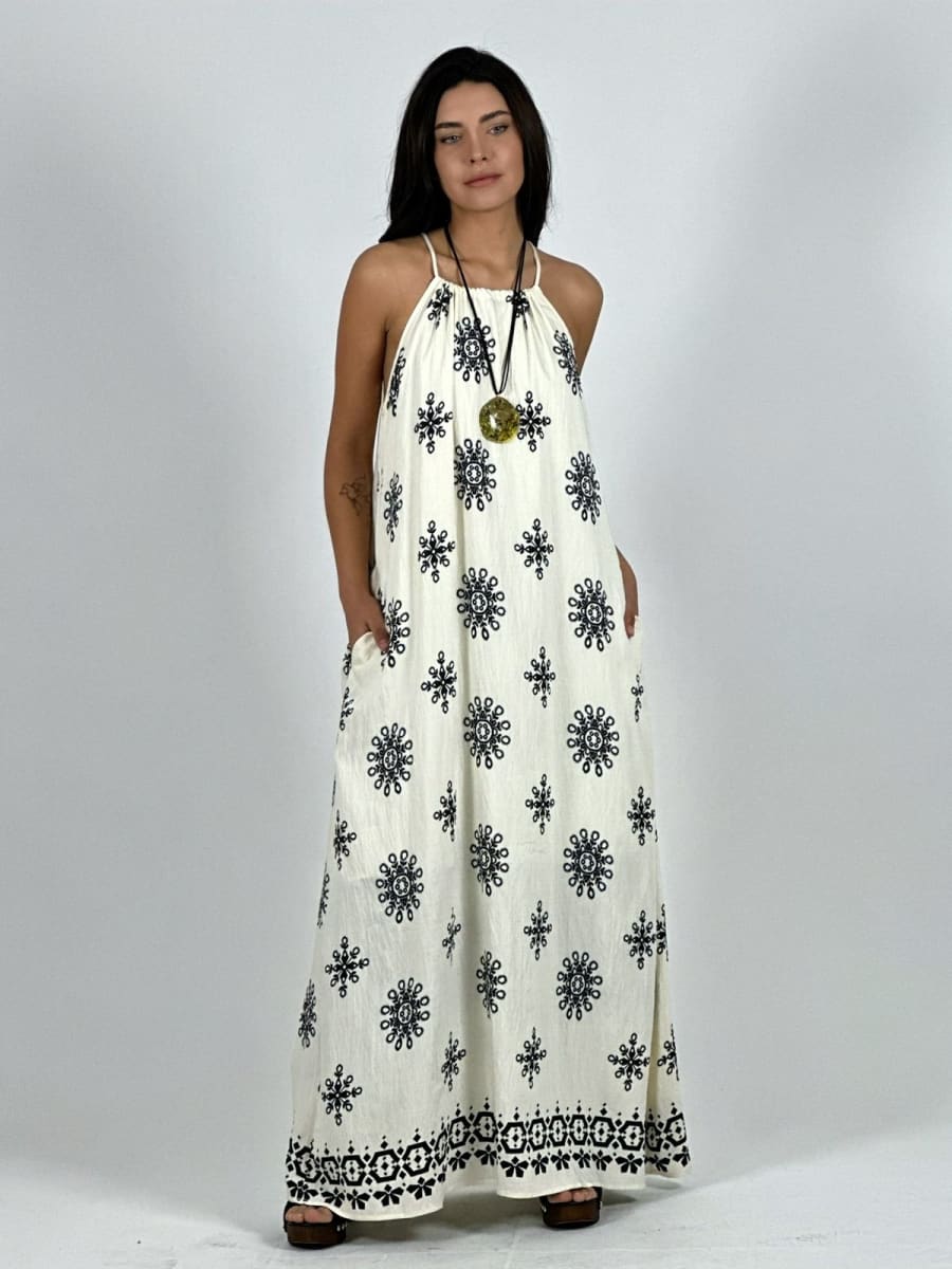 Vestido de Tirantes Boho A1-3911