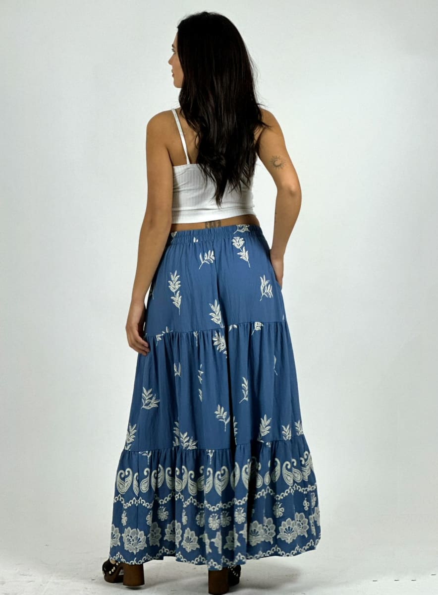 Falda Seccionada con Vuelo Boho A4-896