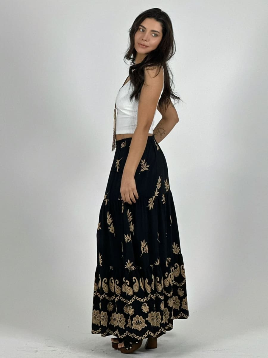 Falda Seccionada con Vuelo Boho A4-899