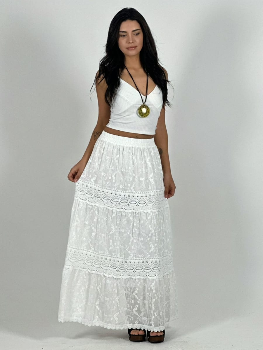 Falda Broderi A1-82