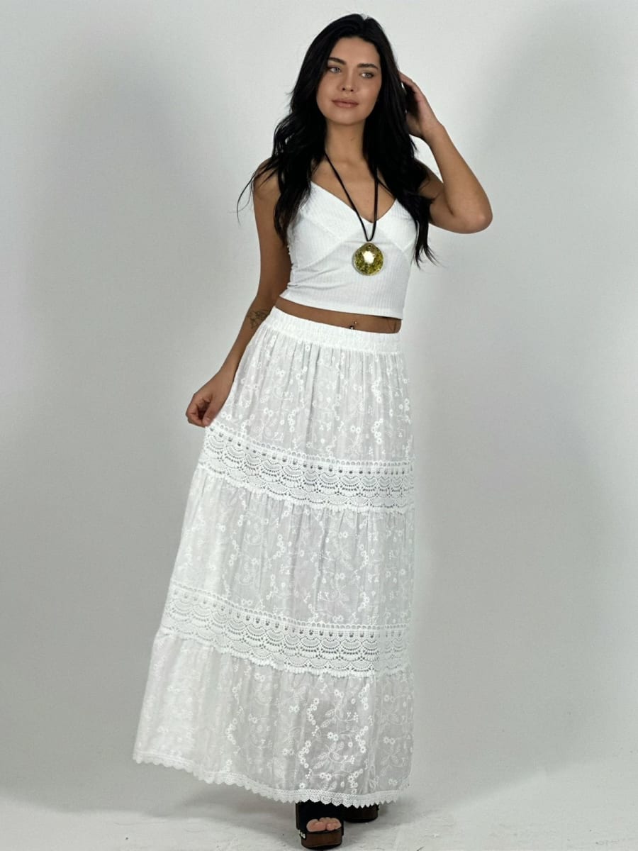 Falda Broderi A1-81