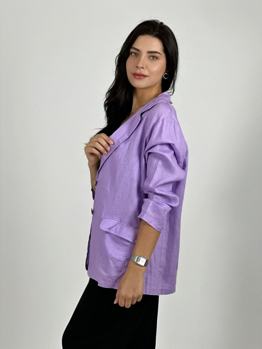 Blazer Lino 2 Botones A2-5511