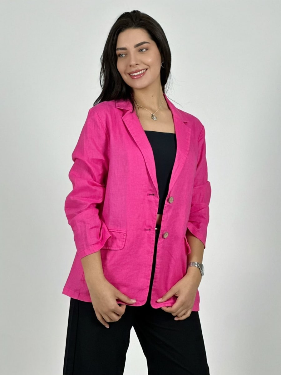Blazer Lino 2 Botones A2-557