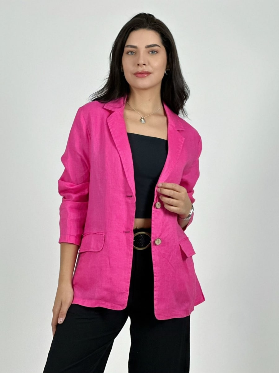 Blazer Lino 2 Botones A2-556