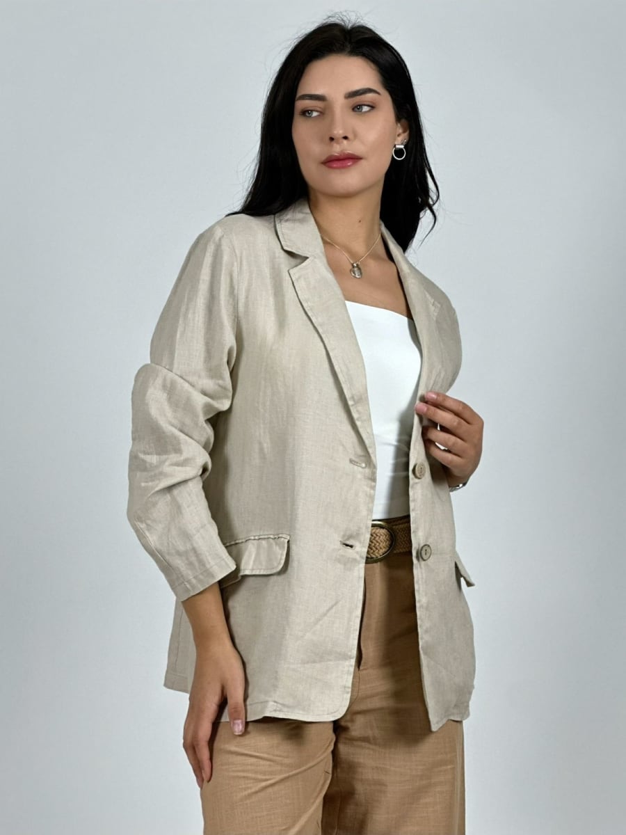 Blazer Lino 2 Botones A2-552