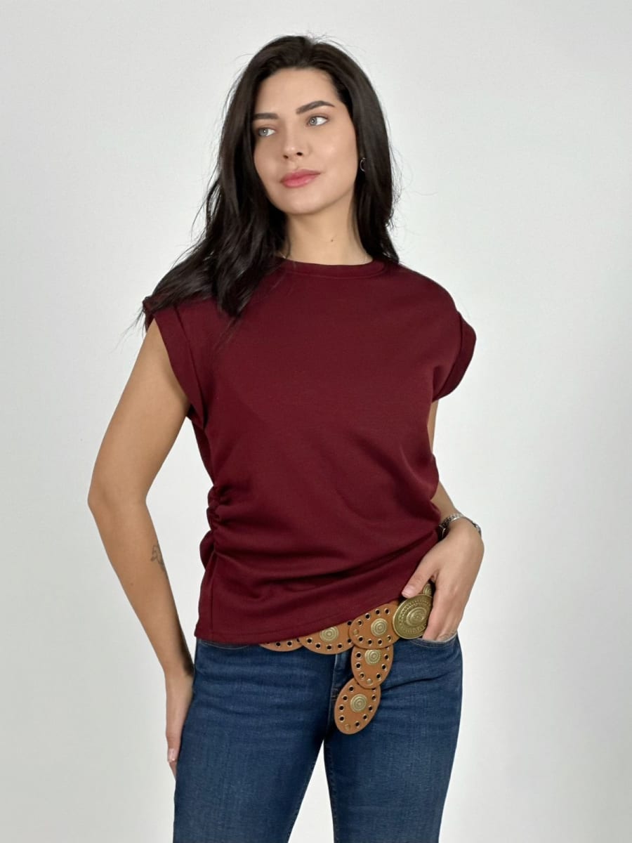 Polera de Algodon S/Mangas A4-922