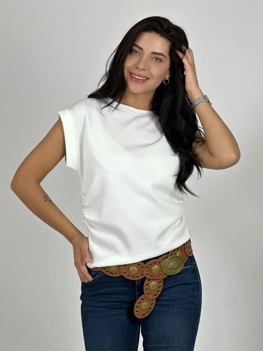 Polera de Algodon S/Mangas A4-925