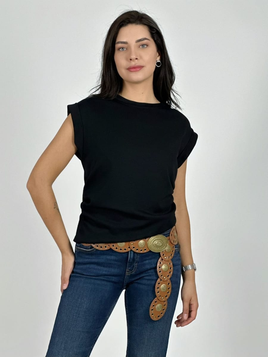 Polera de Algodon S/Mangas A4-9213