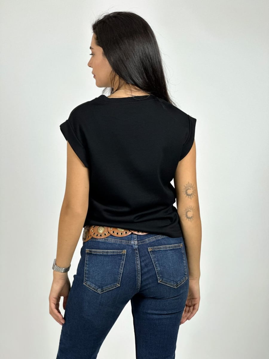 Polera de Algodon S/Mangas A4-9215