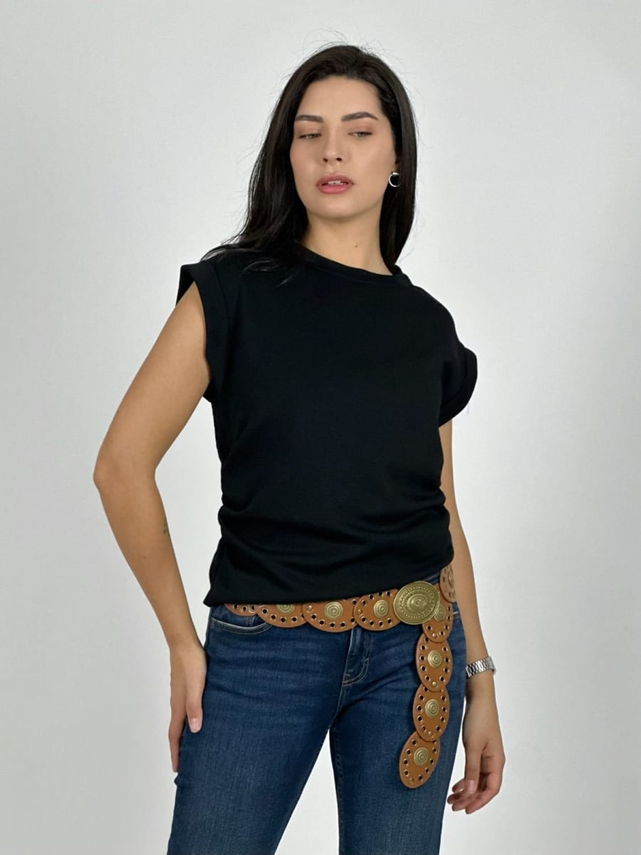 Polera de Algodon S/Mangas A4-9214