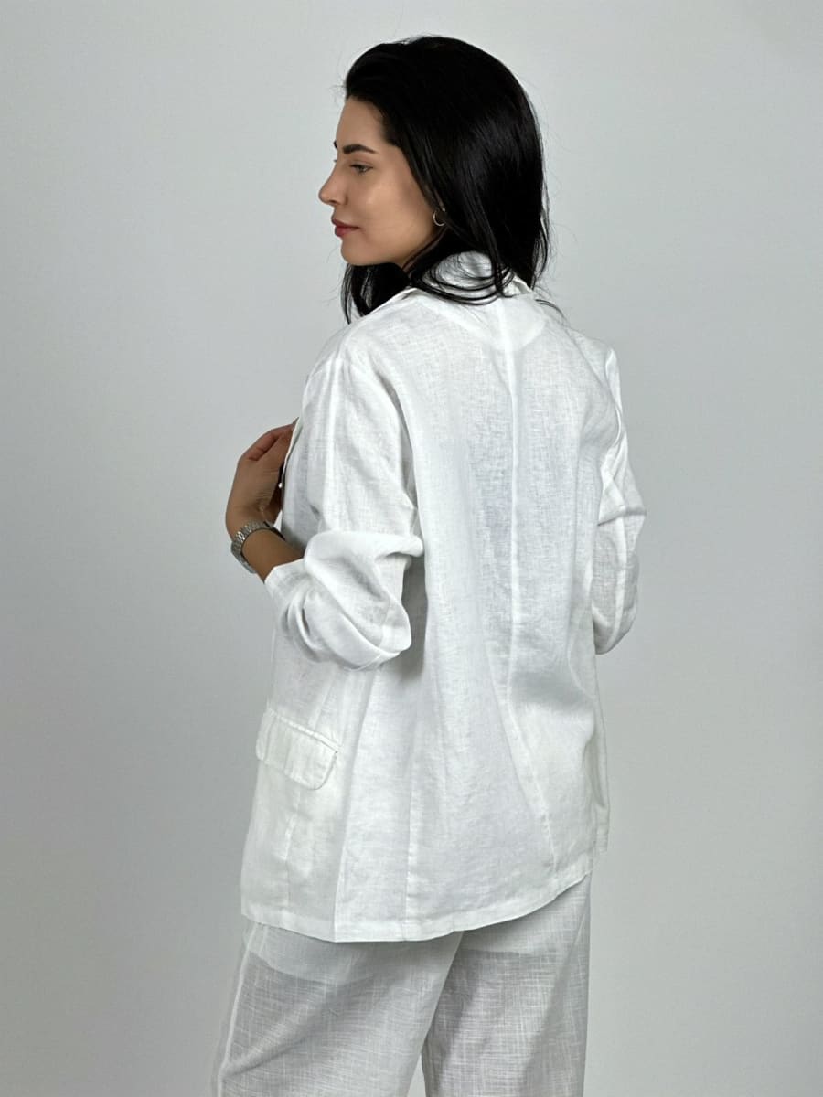 Blazer Lino 2 Botones A2-5517