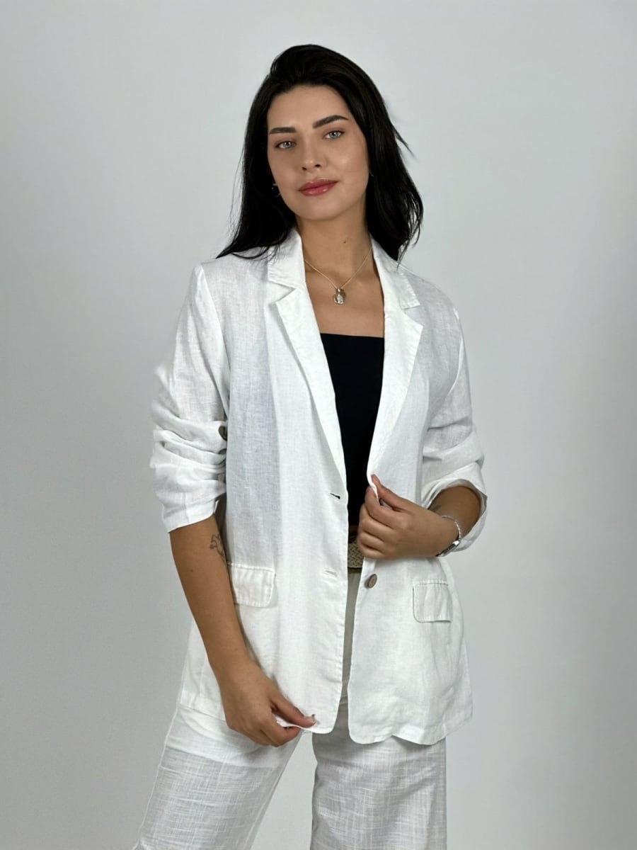 Blazer Lino 2 Botones A2-5515