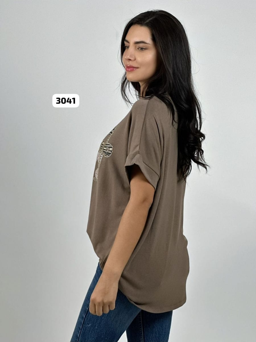 Polera Casual Algodon Mickey Brillante MIO-MIO A4-856