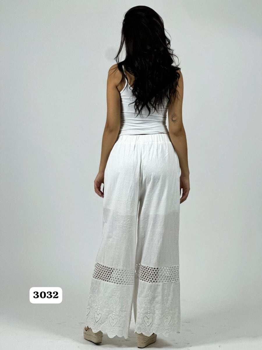 Palazzo Lino Casual Tejidos y Corazones Broderi A1-314