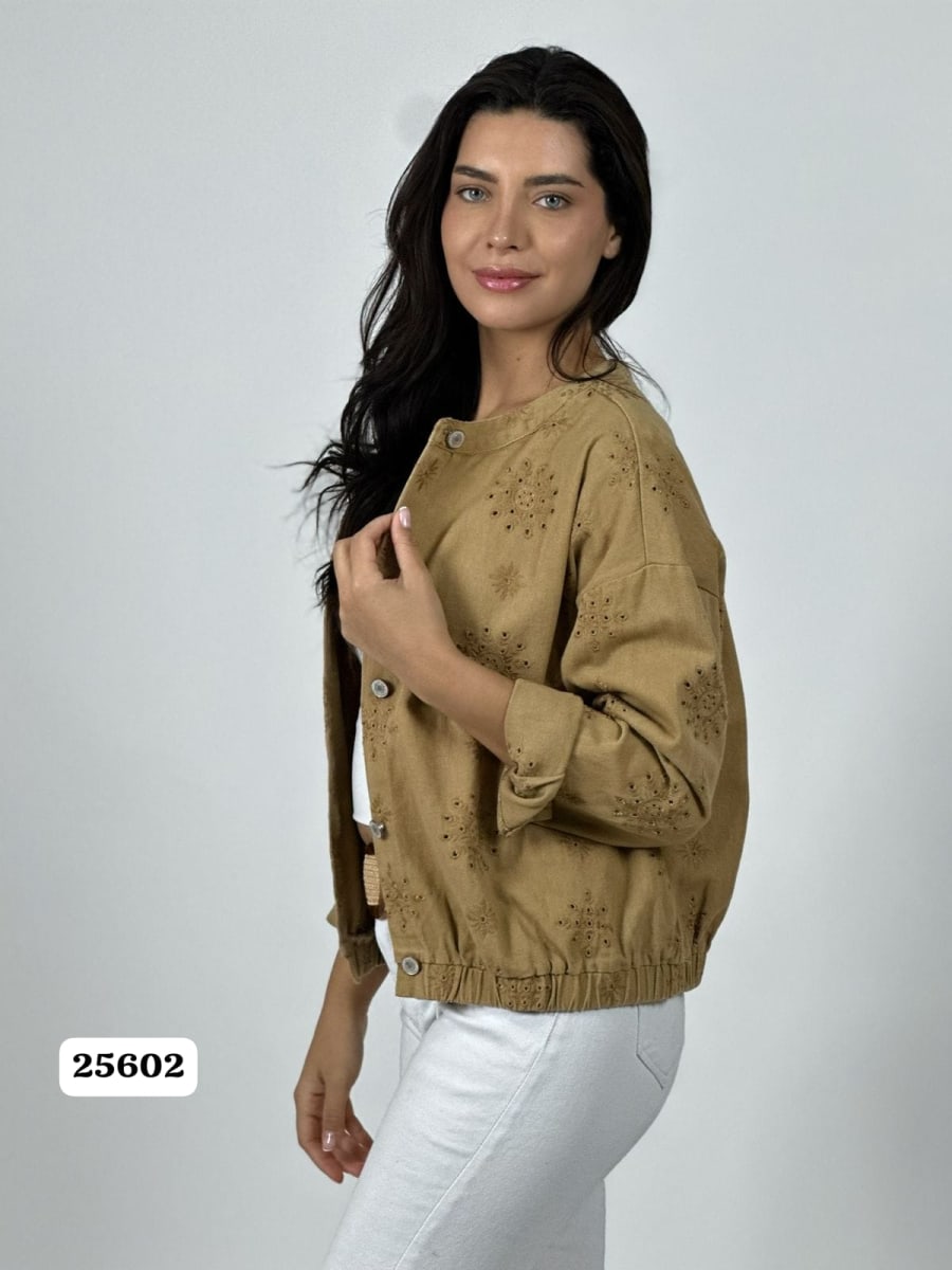 Chaqueta Mezclilla Diseño Broderi A1-392