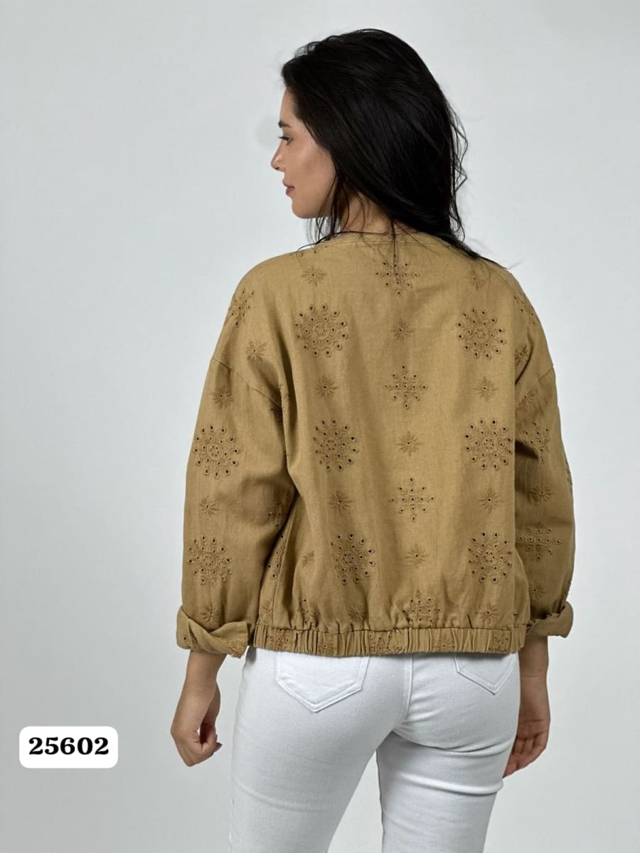 Chaqueta Mezclilla Diseño Broderi A1-393
