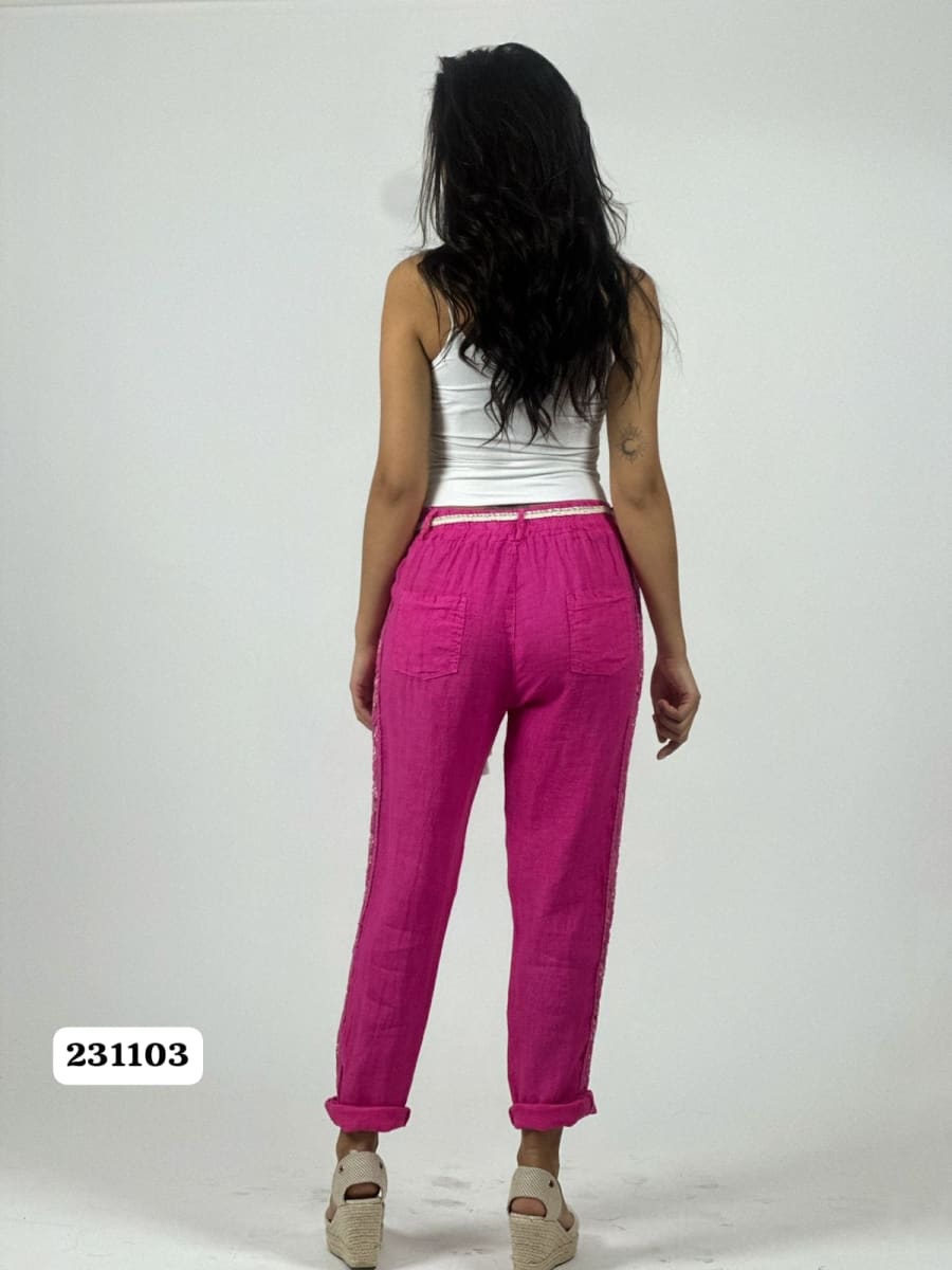 Jogger Italiano con Cordon Diseño en Costados A1-513