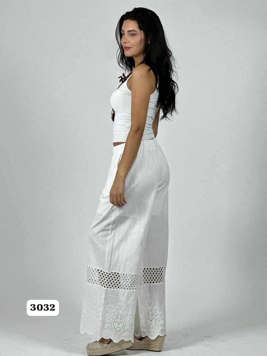 Palazzo Lino Casual Tejidos y Corazones Broderi A1-313