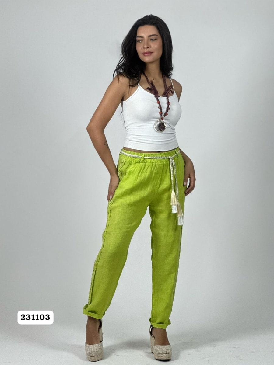 Jogger Italiano con Cordon Diseño en Costados A1-518