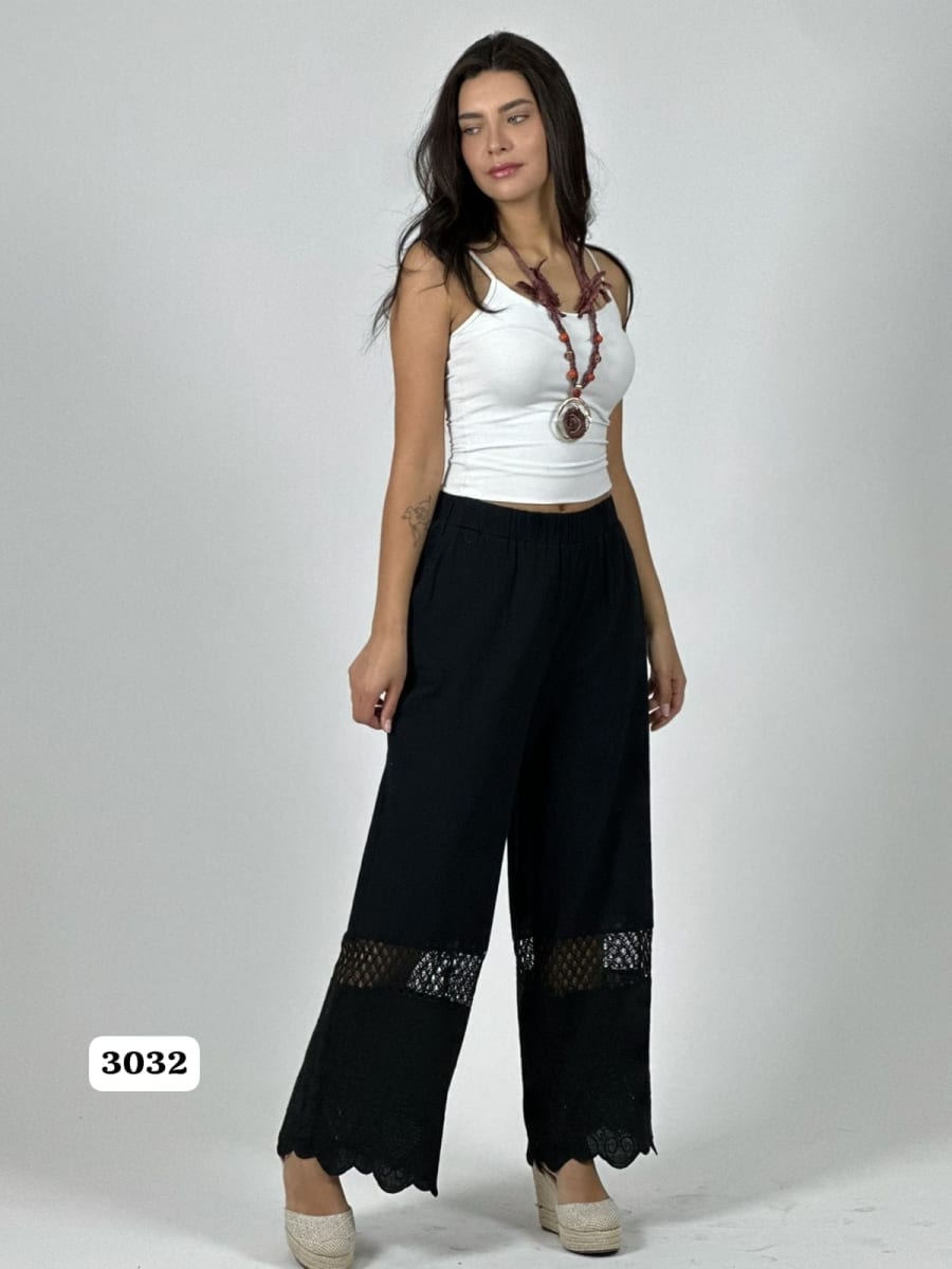 Palazzo Lino Casual Tejidos y Corazones Broderi A1-315