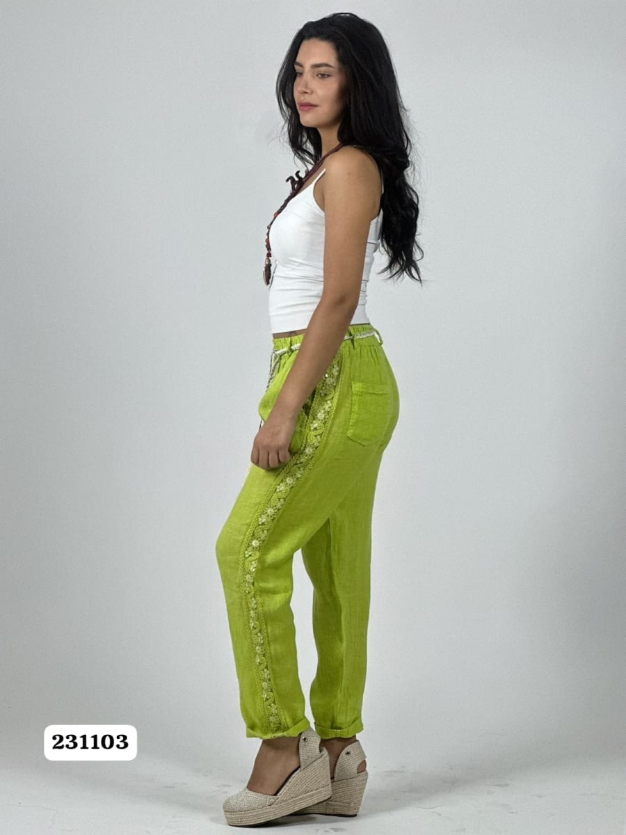 Jogger Italiano con Cordon Diseño en Costados A1-519