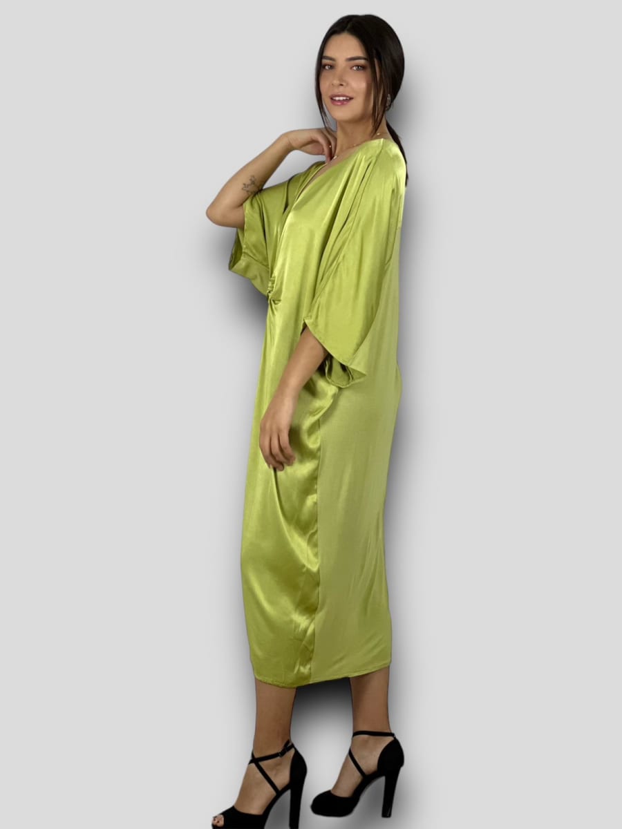 Vestido Holgado nudo Cruzado Frontal A1-185