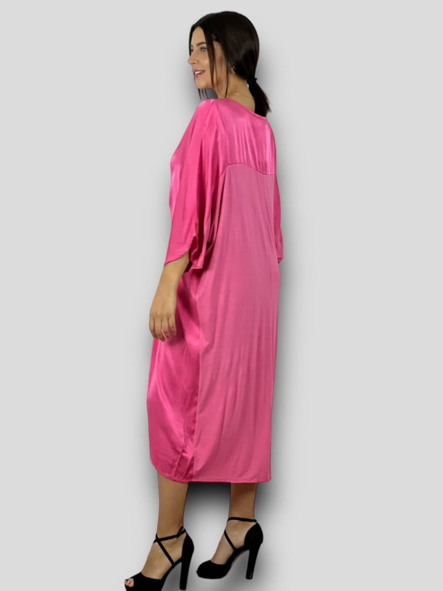 Vestido Holgado nudo Cruzado Frontal A1-189