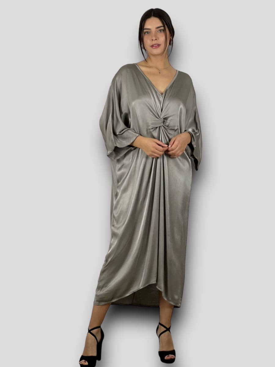 Vestido Holgado nudo Cruzado Frontal A1-1810