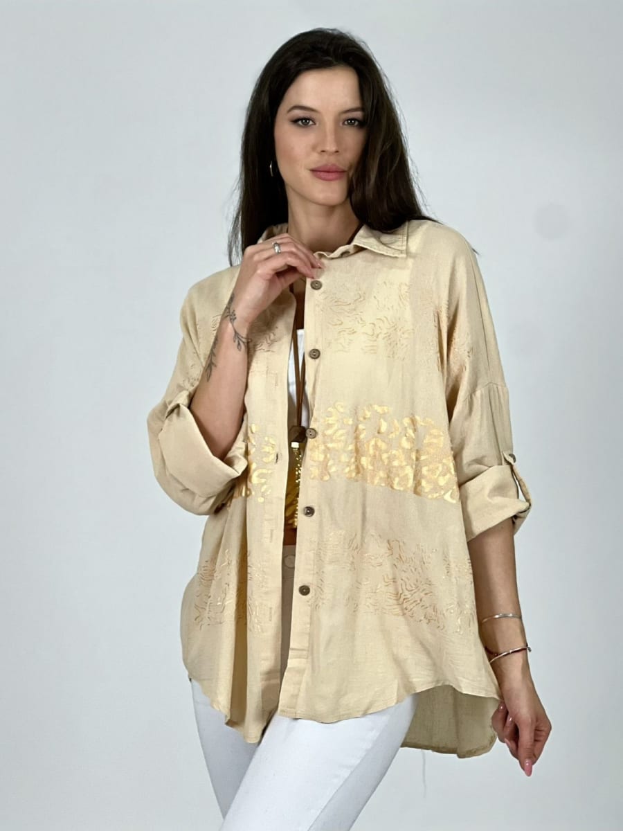 Blusa Franjas Print A1-52