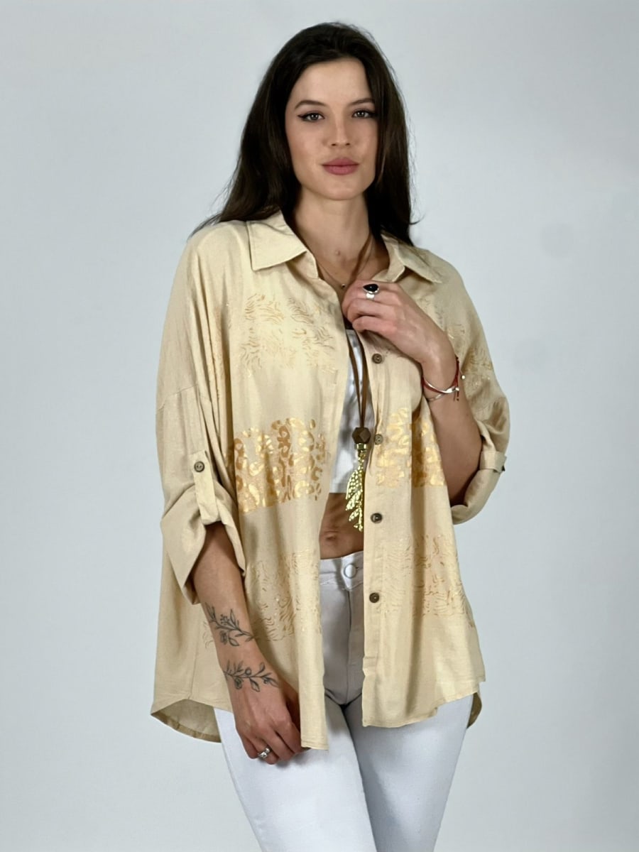Blusa Franjas Print A1-51
