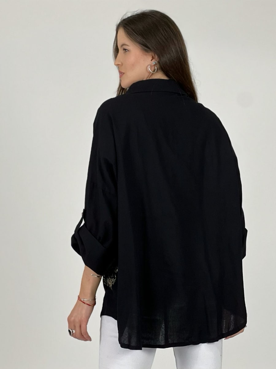 Blusa Franjas Print A1-511