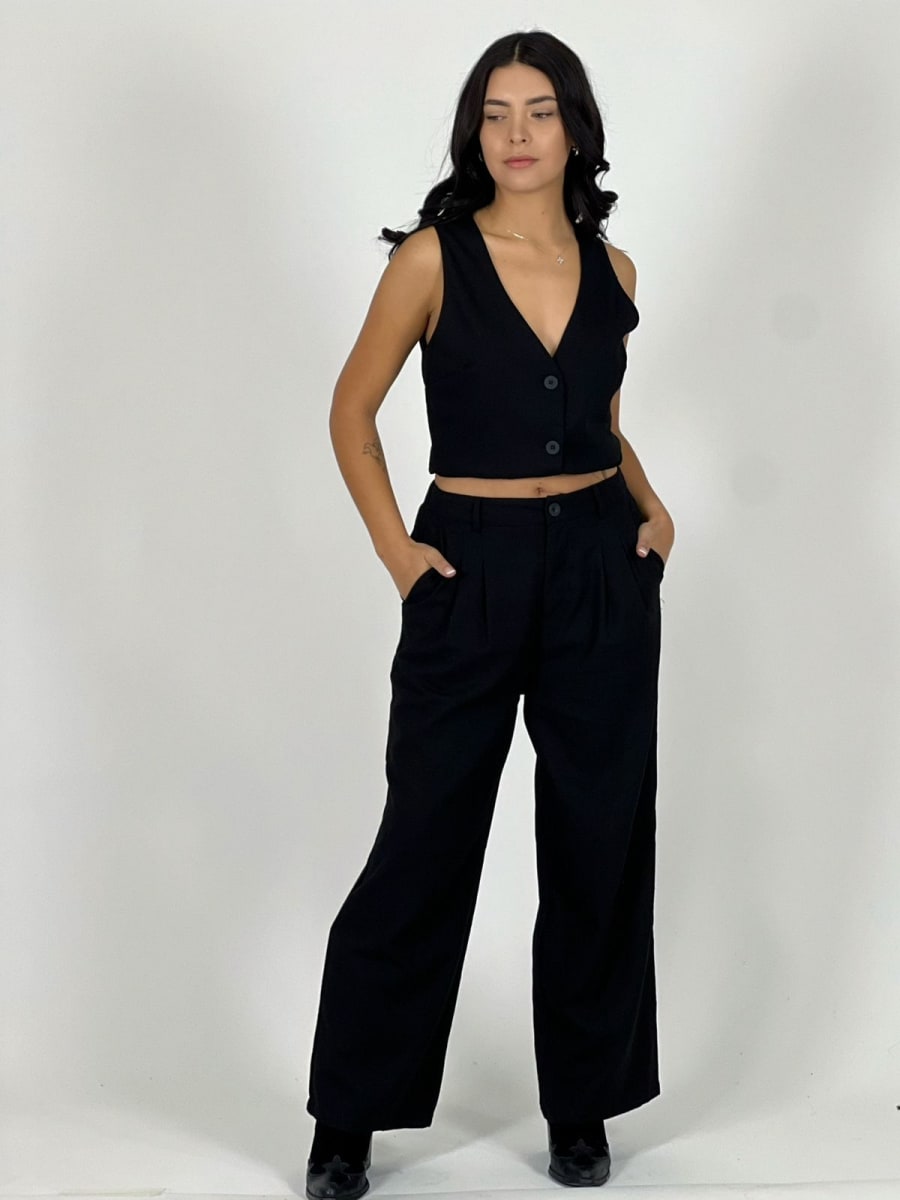 Pantalon Lino Casual A3-75 3