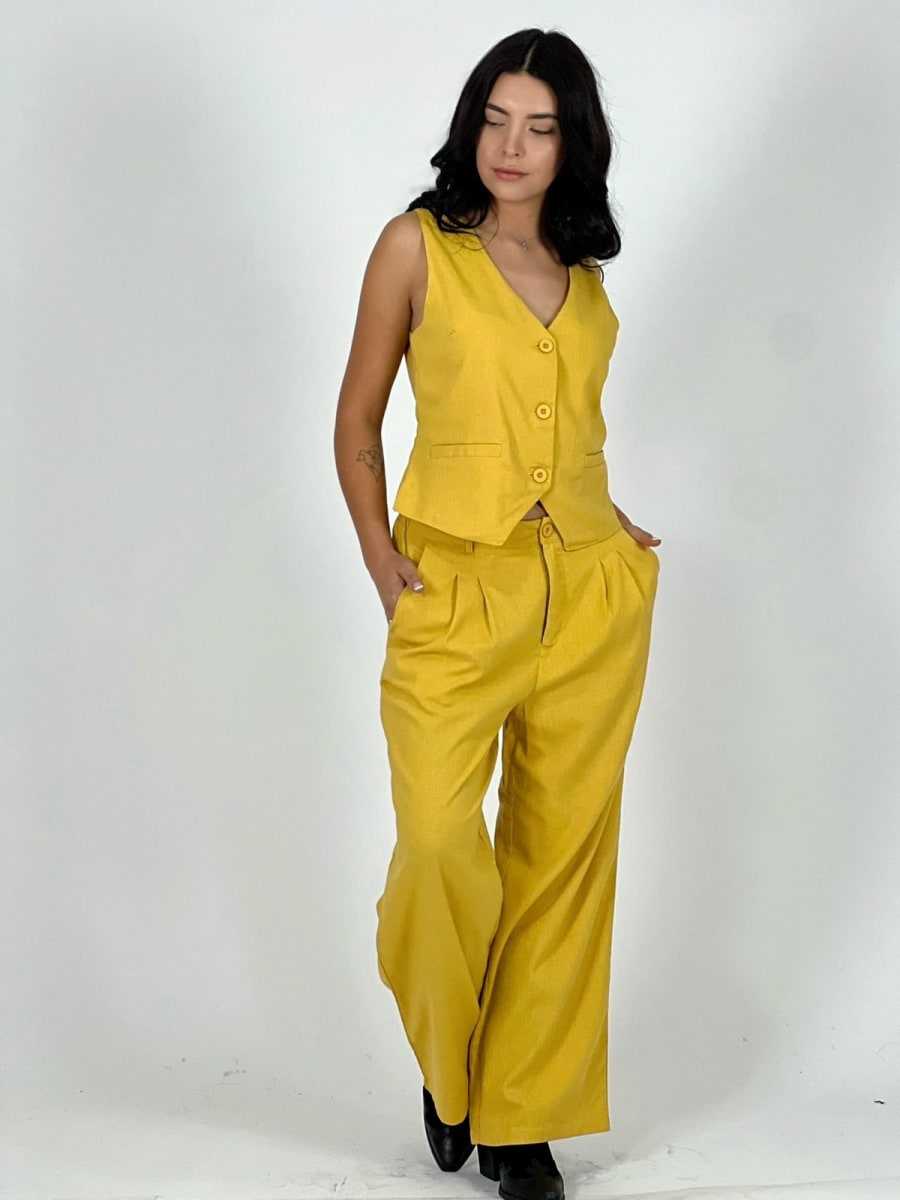 Pantalon Lino Casual A3-75 8